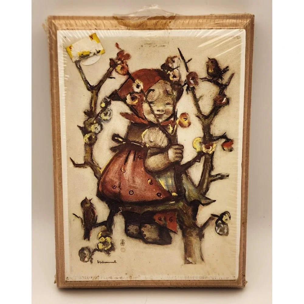 Vintage Evans Retro Wool Plaque Kitschy Kids Wall Art Decor Umbrella Kiss‎